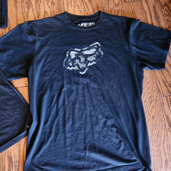FOX RACING☆ALL MENS MEDIUM SZ. T-shirts Lot OF 2 Motocross/MX Dirt Bike Shirts - Picture 1 of 11